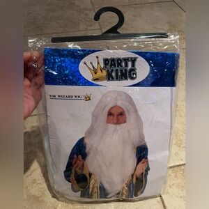 Wizard Wig With Beard Costume Accessory